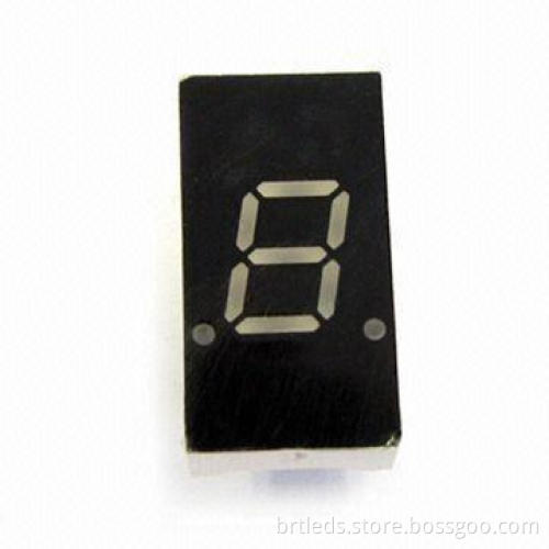 (7.62mm) Digit Height 7-segment LED Display, Categorized for Luminous Intensity